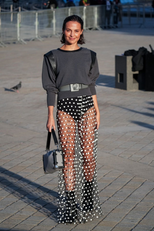 Alicia Vikander at Louis Vuitton Paris Womenswear Spring-Summer Show, October 2024 4