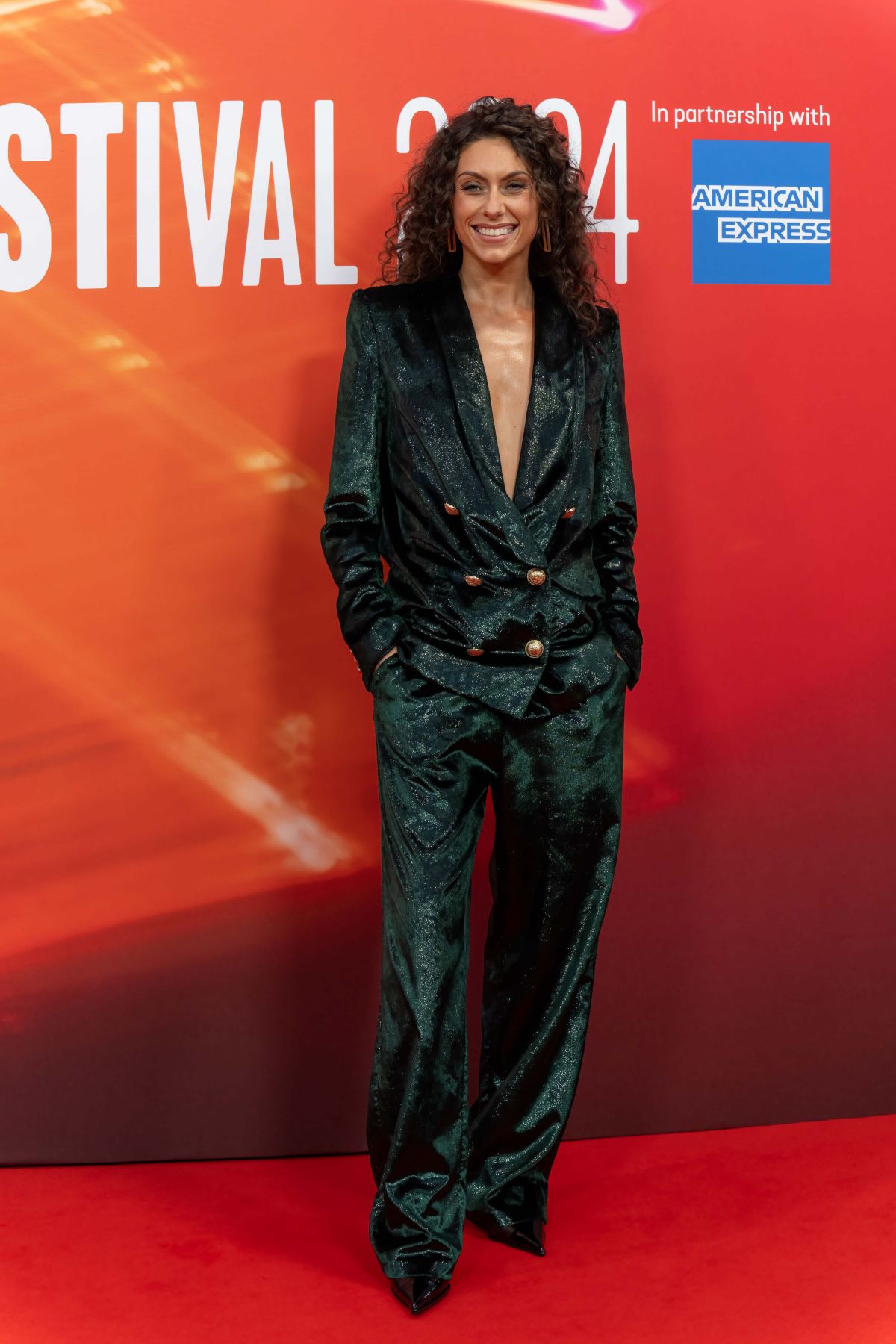 Amy Di Bartolomeo at BFI London Film Festival Gala, October 2024