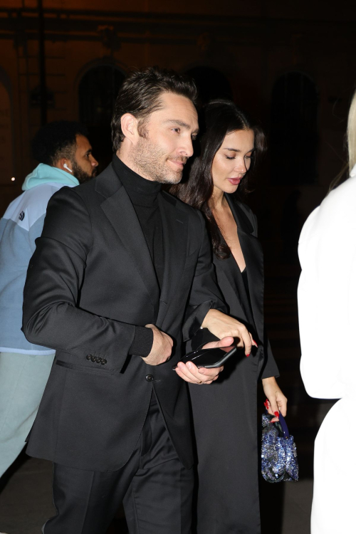 Amy Jackson and Ed Westwick Night Out in Paris, October 2024 5