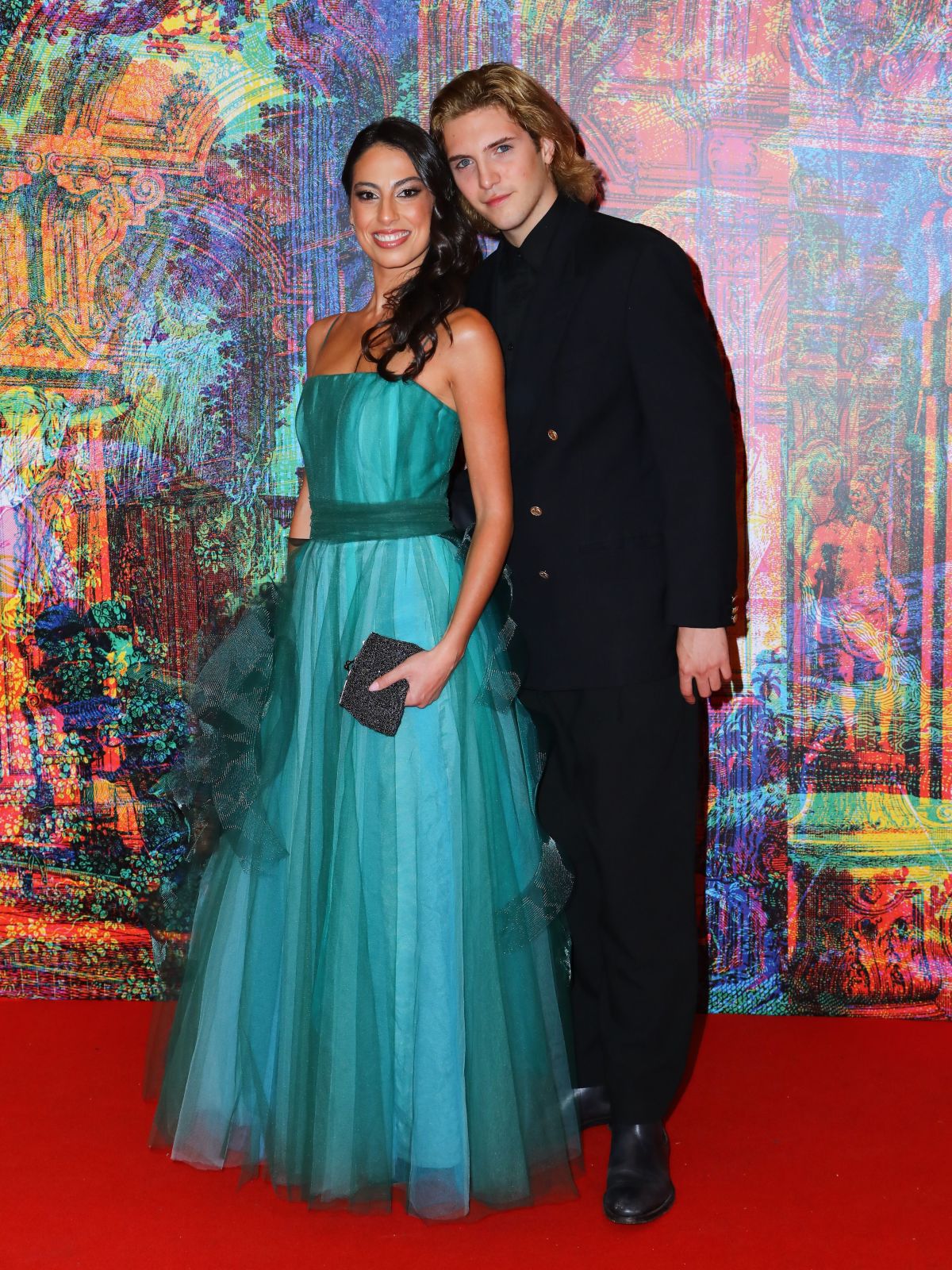 Angelica Gismondo at Andrea Bocelli Celebration Red Carpet in Rome, October 2024