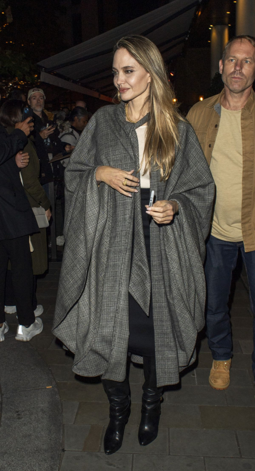 Angelina Jolie Leaves Ham Yard Hotel in London, October 2024 5