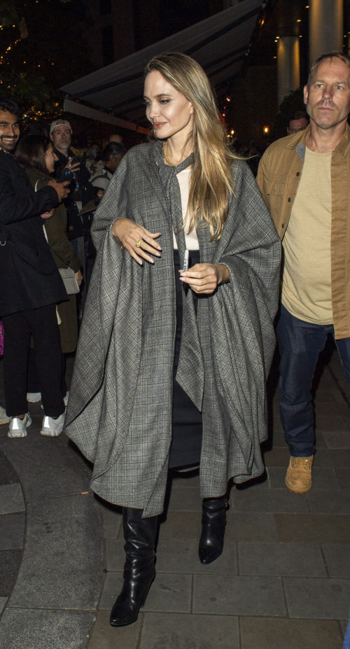 Angelina Jolie Leaves Ham Yard Hotel in London, October 2024 6