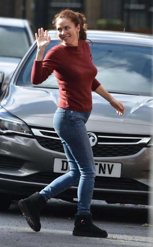 Anna Friel and David Threlfall on Set of Jimmy McGovern