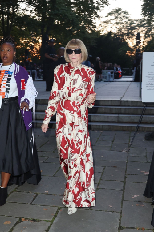 Anna Wintour at Harlem Fashion Row Show in New York, September 2024