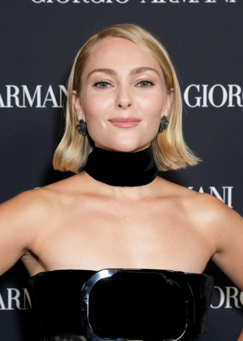 Annasophia Robb at Giorgio Armani Spring 2025 Fashion Show October 2024 1