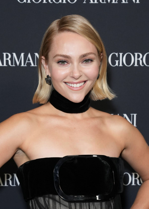 Annasophia Robb at Giorgio Armani Spring 2025 Fashion Show October 2024 2