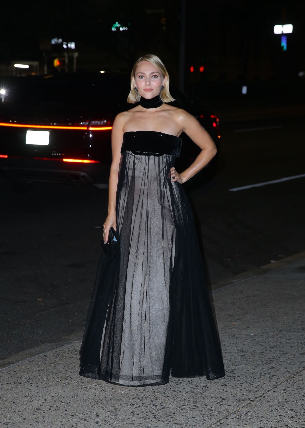 Annasophia Robb at Giorgio Armani Spring 2025 Fashion Show October 2024