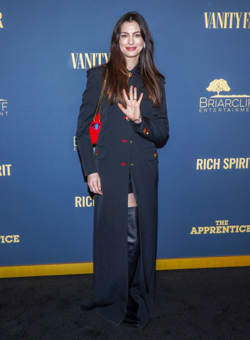 Anne Hathaway at The Apprentice Premiere in New York, October 2024 1