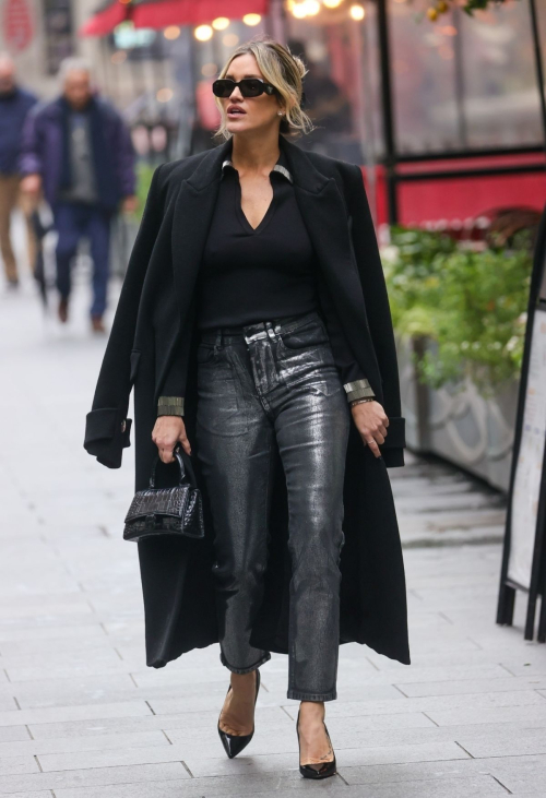 Ashley Roberts Arrives at Heart Radio in London October 2024 5