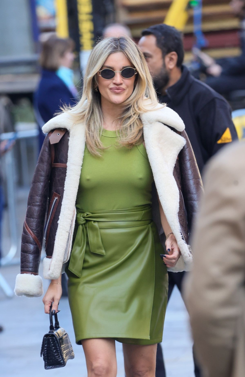 Ashley Roberts Leaves Heart Breakfast Show London, October 2024