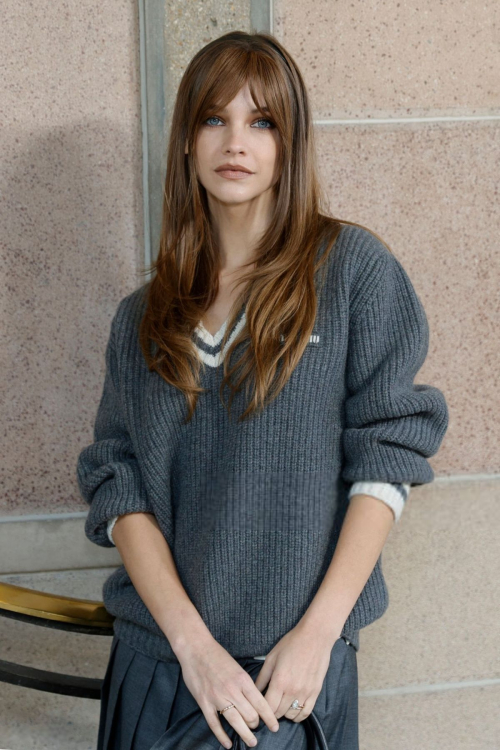 Barbara Palvin at Miu Miu SS25 Fashion Show in Paris, October 2024 6