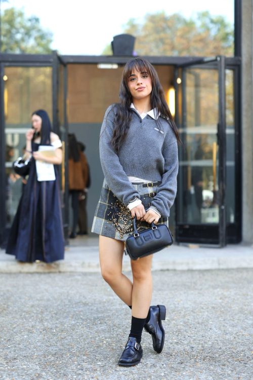 Camila Cabello at Miu Miu SS25 Fashion Show in Paris, October 2024 6