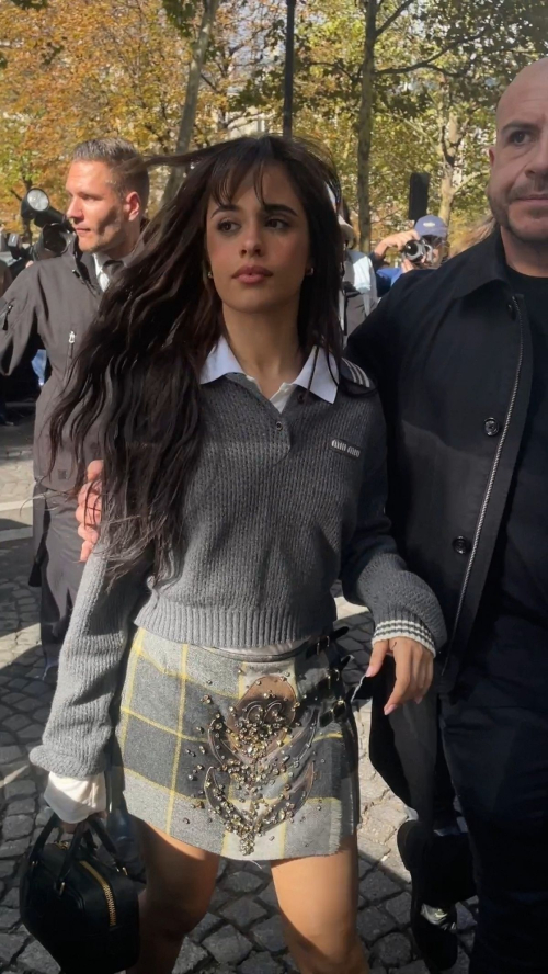 Camila Cabello Leaves Miu Miu Fashion Show in Paris, October 2024 1