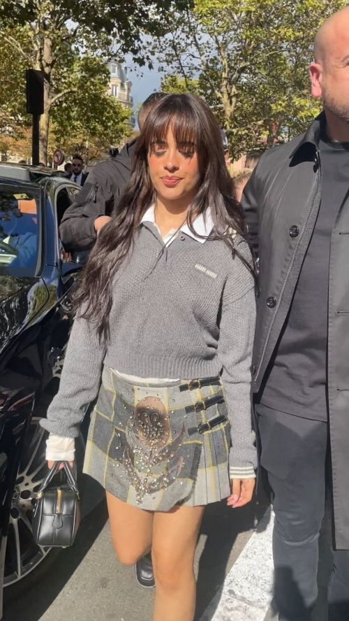 Camila Cabello Leaves Miu Miu Fashion Show in Paris, October 2024 2