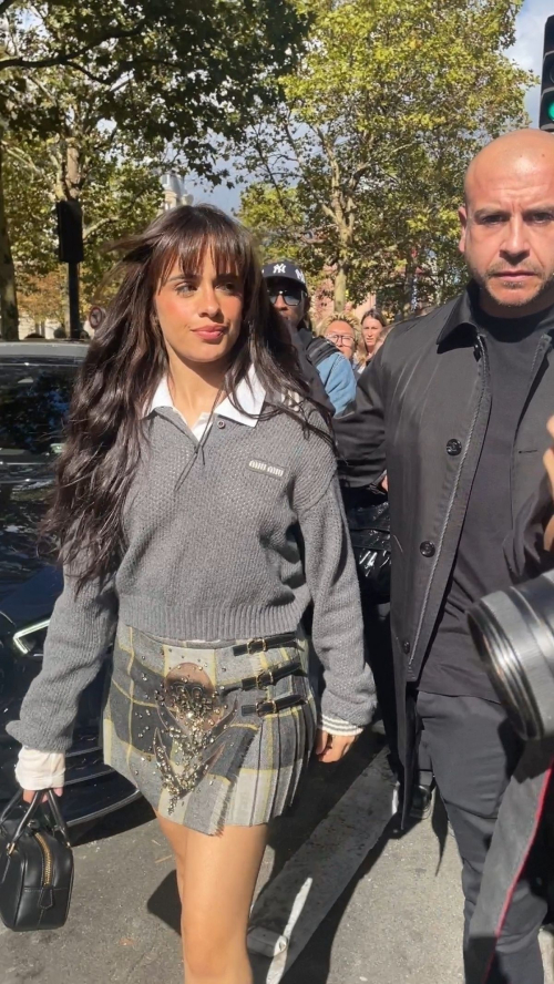 Camila Cabello Leaves Miu Miu Fashion Show in Paris, October 2024 3