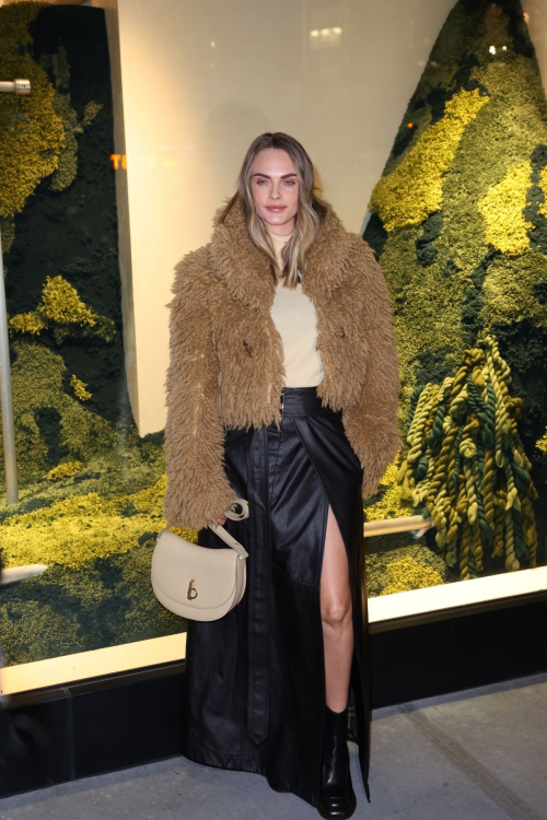 Cara Delevingne at Burberry Flagship Store Opening in New York, October 2024 9