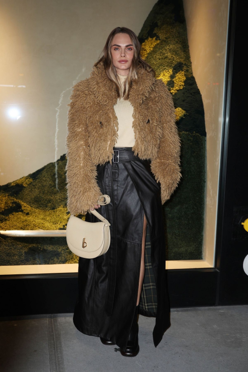 Cara Delevingne at Burberry Flagship Store Opening in New York, October 2024 2