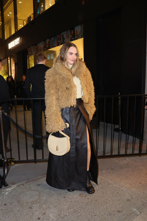 Cara Delevingne at Burberry Flagship Store Opening in New York, October 2024 5