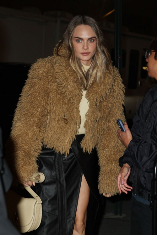 Cara Delevingne at Burberry Flagship Store Opening in New York, October 2024 7