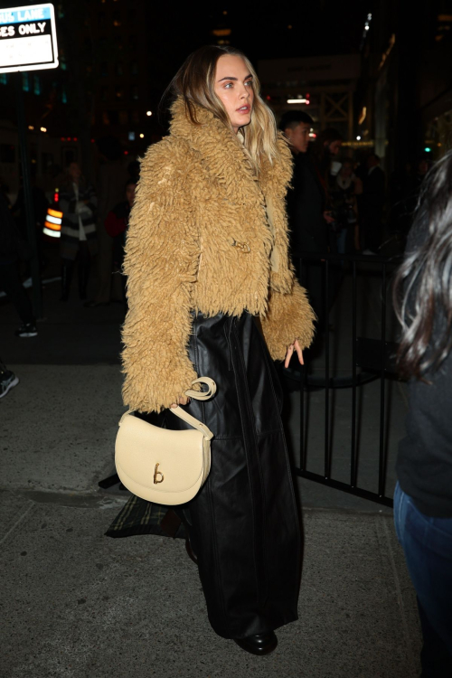 Cara Delevingne at Burberry Flagship Store Opening in New York, October 2024 8