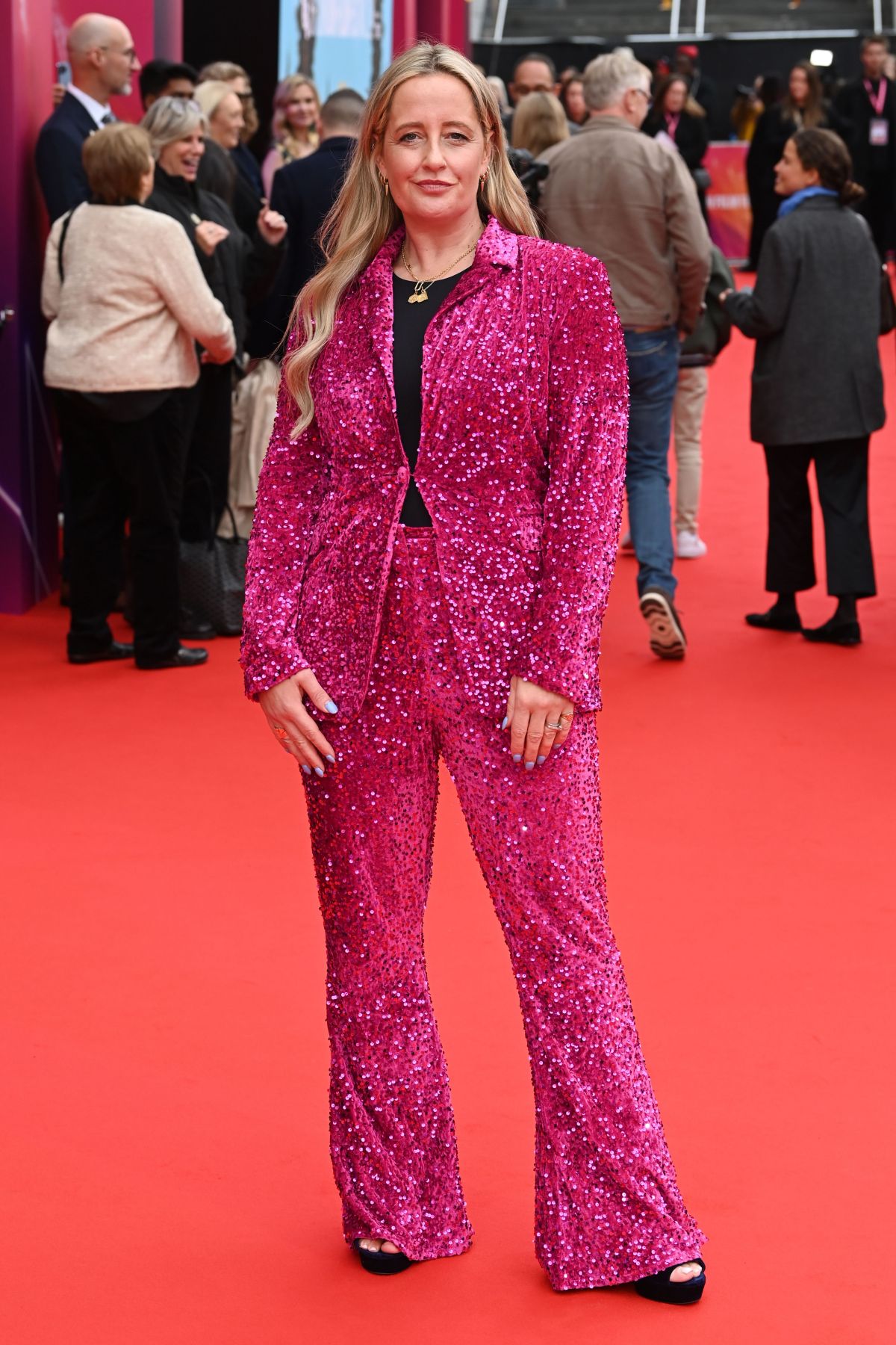 Cat Sims at The Wild Robot Special Presentation at BFI London Film Festival, October 2024