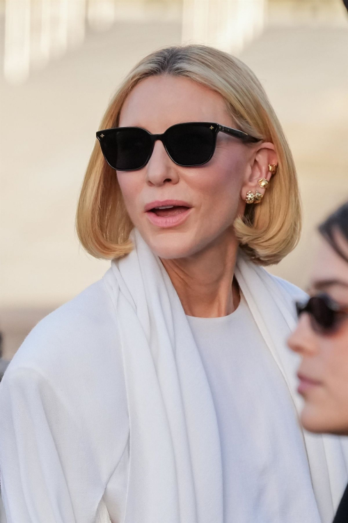 Cate Blanchett at Louis Vuitton Paris Fashion Week Show, October 2024