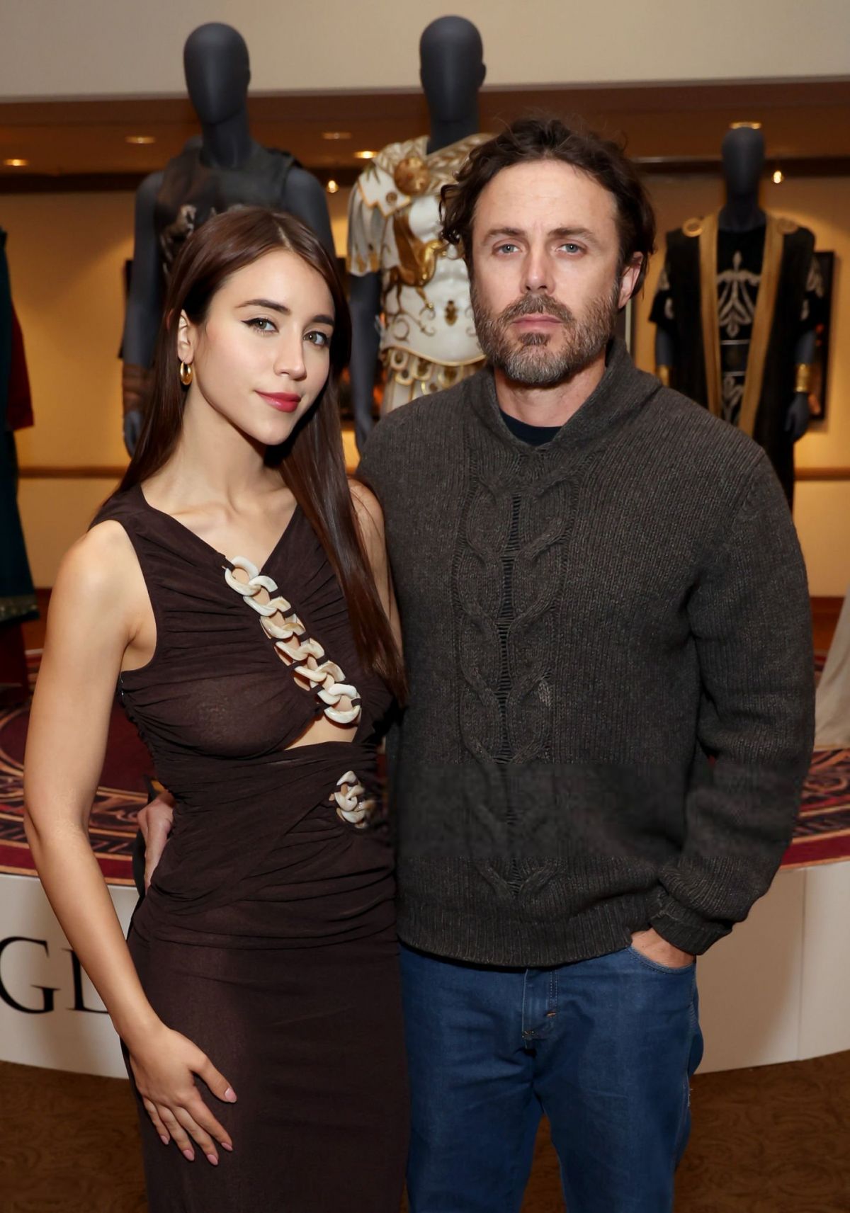 Caylee Cowan and Casey Affleck at Gladiator II Special Screening, October 2024