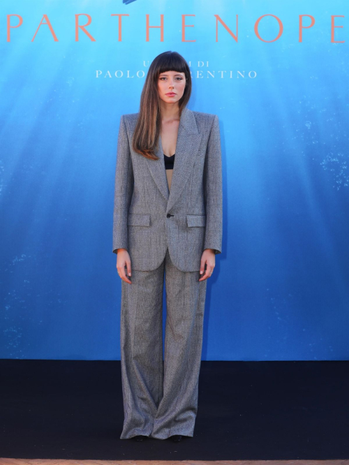 Celeste Dalla Porta at Parthenope Photocall Hotel De la Ville Rome, October 2024 1