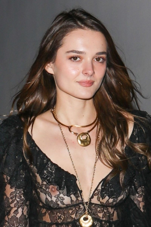 Charlotte Lawrence at Hailey Bieber Rhode Event in Beverly Hills, October 2024 2