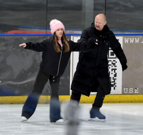 Chelsee Healey Rehearsing for Dancing On Ice Live Shows, October 2024