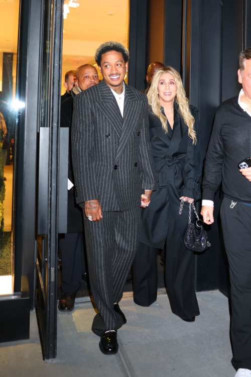 Cher and Alexander A.E. Edwards at Burberry Store Opening October 2024 6