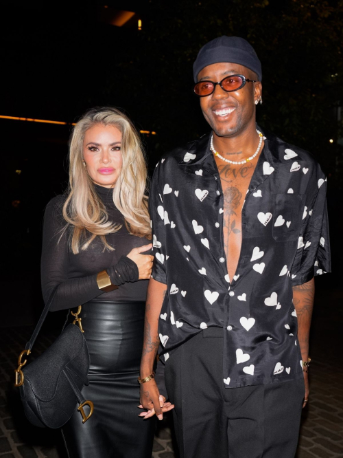 Chloe Sims and Vas J Morgan Leave Their Hotel in New York, October 2024