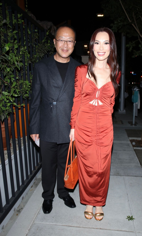 Christine Chiu Leaves Chez Mia After Dinner in West Hollywood, October 2024 2