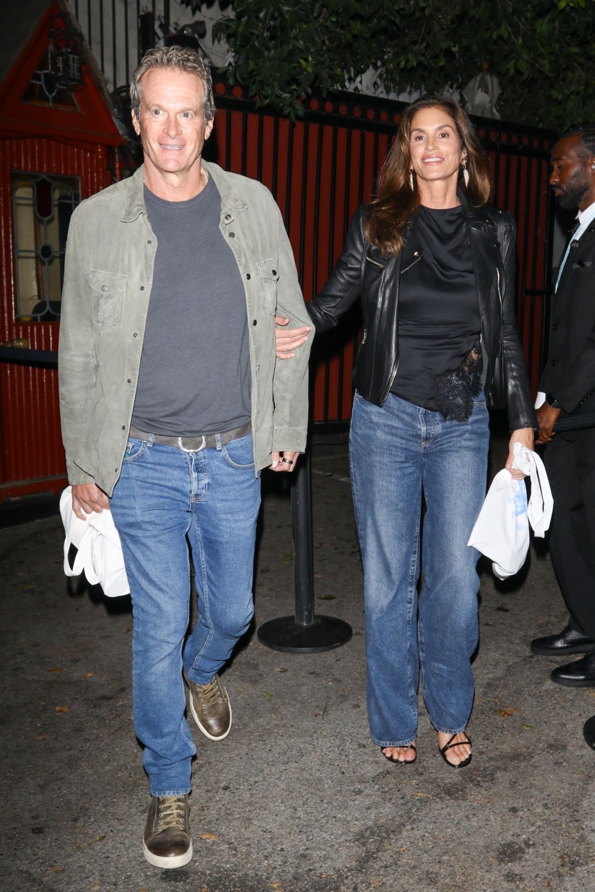 Cindy Crawford and Rande Gerber Leaving Cloud 23 Event Los Angeles, October 2024