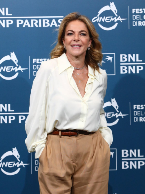 Claudia Gerini at 100 of These Years Photocall in Rome, October 2024 6