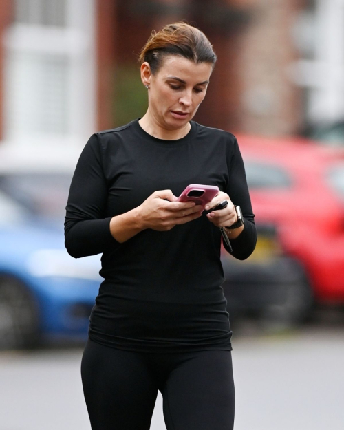 Coleen Rooney Leaves Early Morning Working Session in Cheshire, October 2024 1