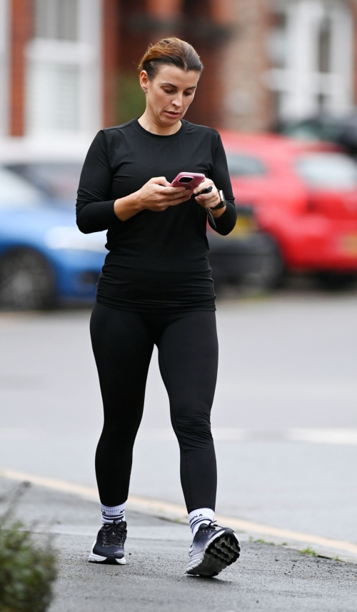 Coleen Rooney Leaves Early Morning Working Session in Cheshire, October 2024 2