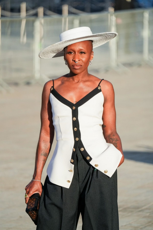 Cynthia Erivo at Louis Vuitton Paris Fashion Week Show, October 2024