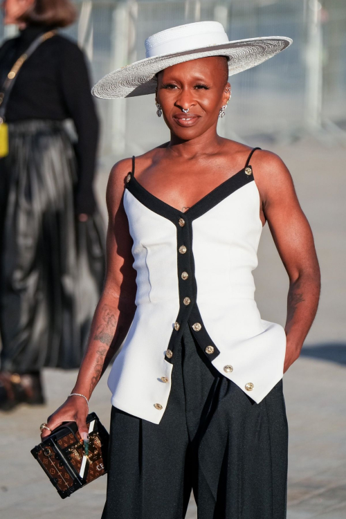 Cynthia Erivo at Louis Vuitton Paris Fashion Week Show, October 2024 3