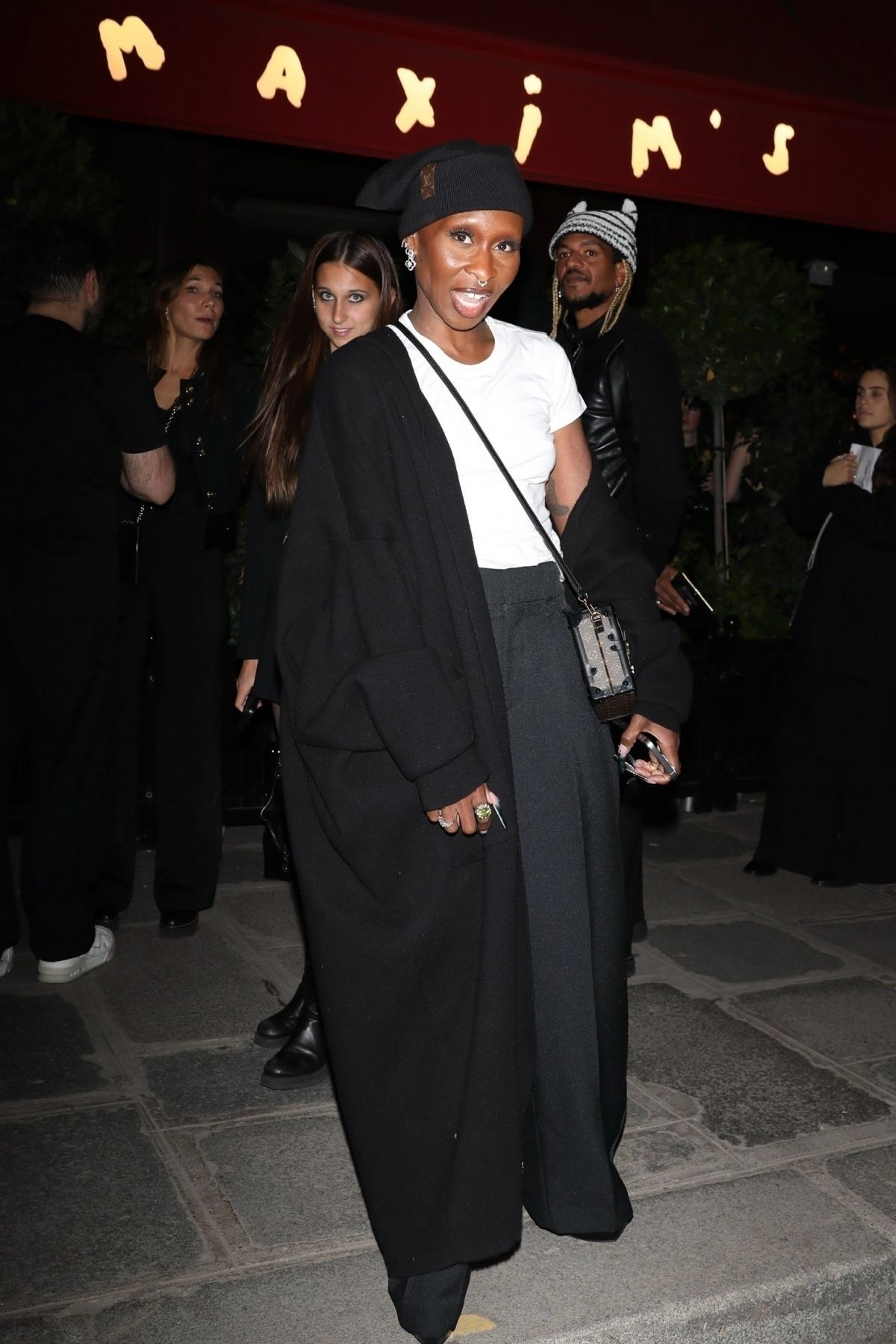 Cynthia Erivo Leaves Louis Vuitton Afterparty at Paris Fashion Week, October 2024