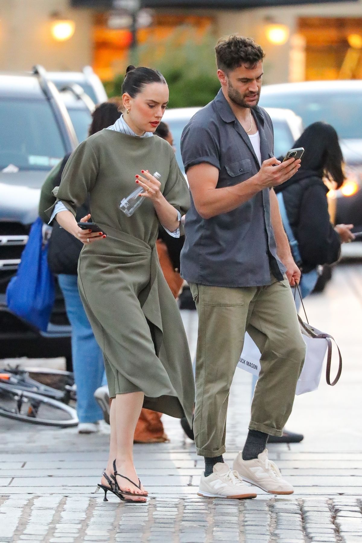 Daisy Ridley and Tom Bateman Out in New York, October 2024