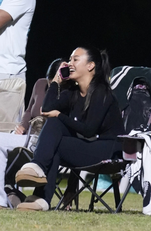 Dana Tran at a Soccer Game with Their Child in Orange County, October 2024 2