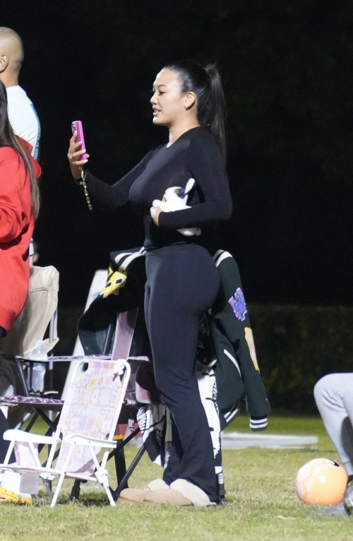 Dana Tran at a Soccer Game with Their Child in Orange County, October 2024 3