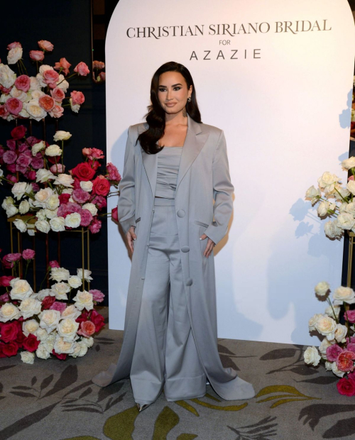 Demi Lovato at Christian Siriano Bridal Show New York, October 2024 1