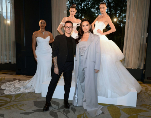 Demi Lovato at Christian Siriano Bridal Show New York, October 2024 2