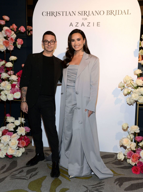 Demi Lovato at Christian Siriano Bridal Show New York, October 2024 4