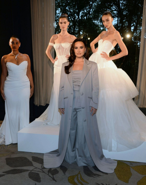 Demi Lovato at Christian Siriano Bridal Show New York, October 2024 5