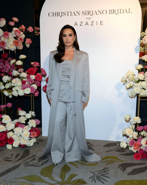 Demi Lovato at Christian Siriano Bridal Show New York, October 2024 6