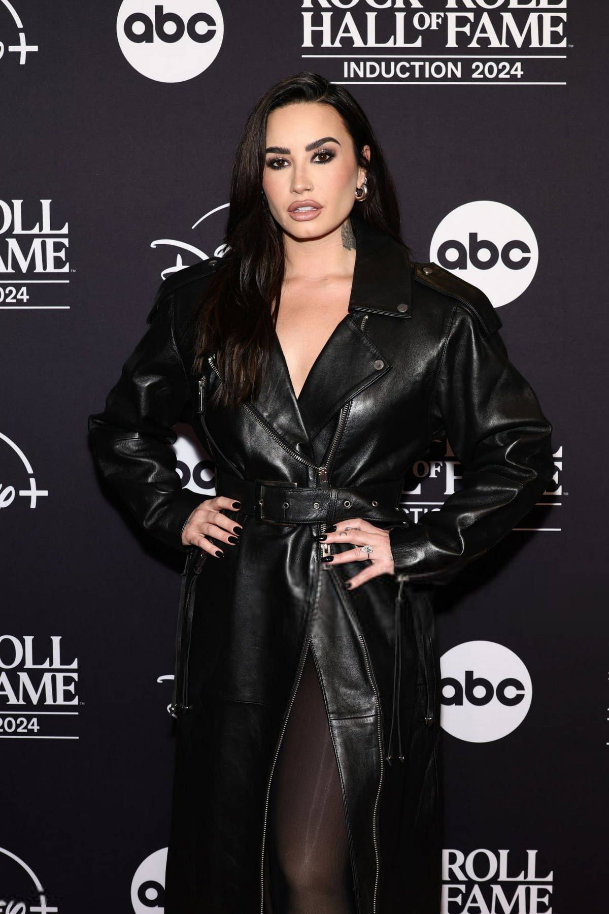 Demi Lovato at Rock & Roll Hall of Fame Ceremony, October 2024