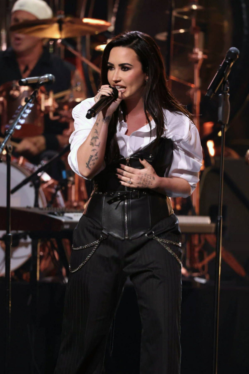 Demi Lovato at Rock & Roll Hall of Fame Ceremony, October 2024 6